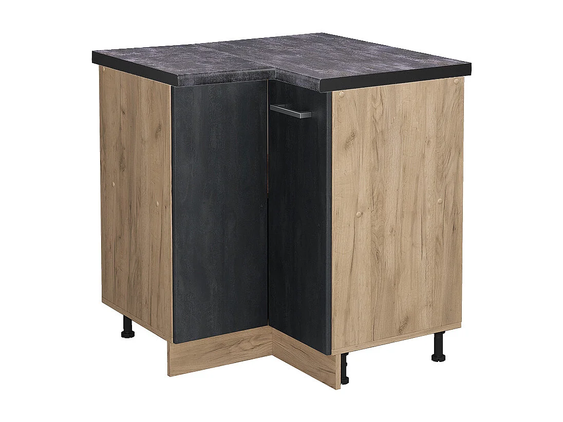 Meuble dangle béton noir 75.6x60x81.6 r-line