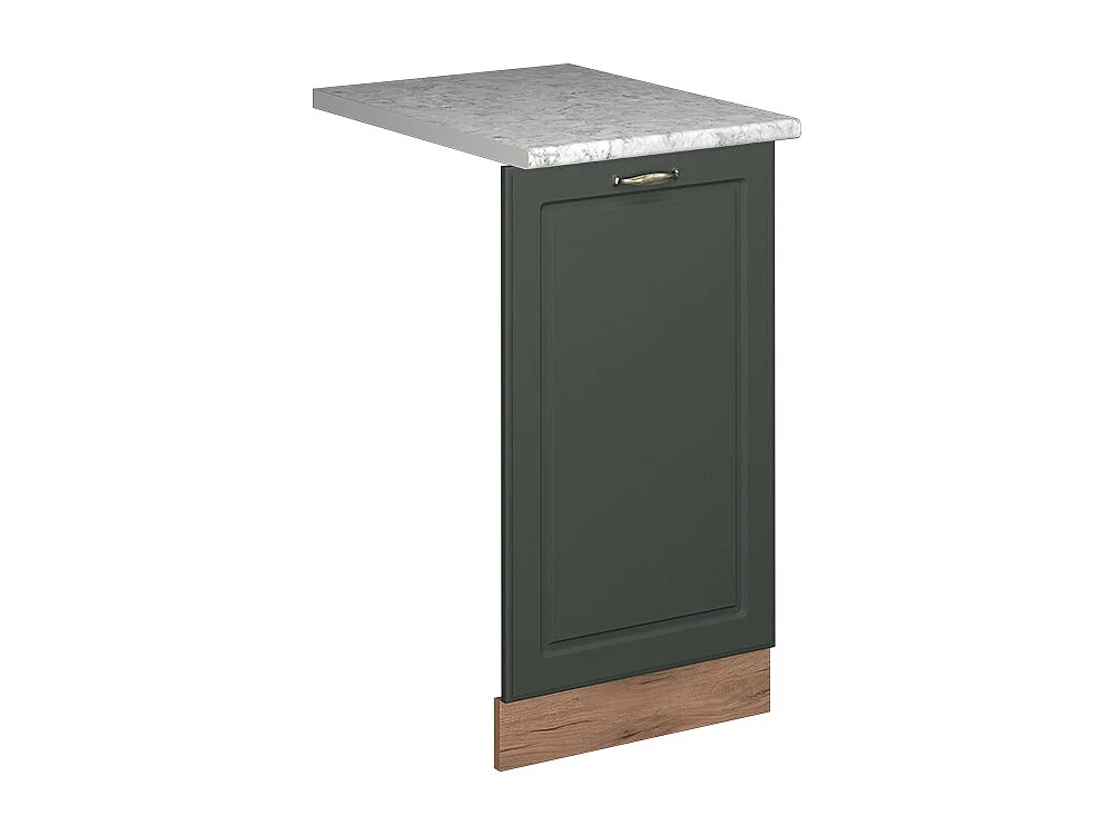 Panel frontal del lavavajillas verde dorado casa de campo 45x1.6x81.8 fame-line