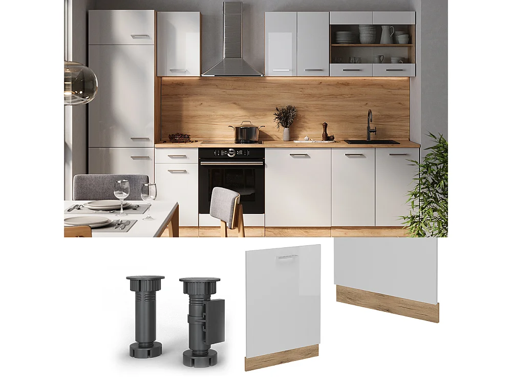 Façade blanc haute brillance 60x1.6x81.8 r-line