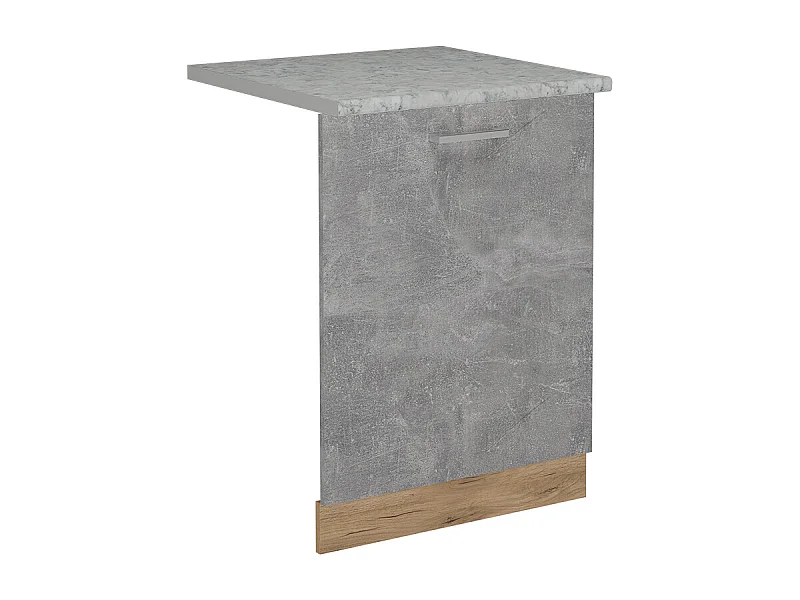 Façade de lave-vaisselle béton 60x1.6x81.8 r-line