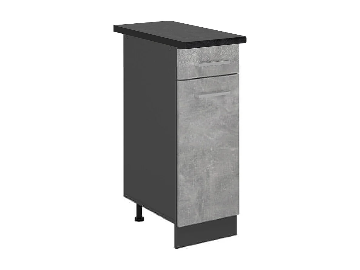 Meuble cuisine béton 30x60x81.6 r-line