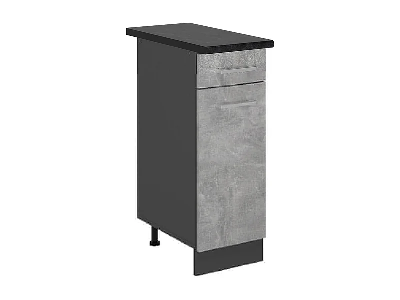 Armário baixo de cozinha betão 30x60x81.6 r-line