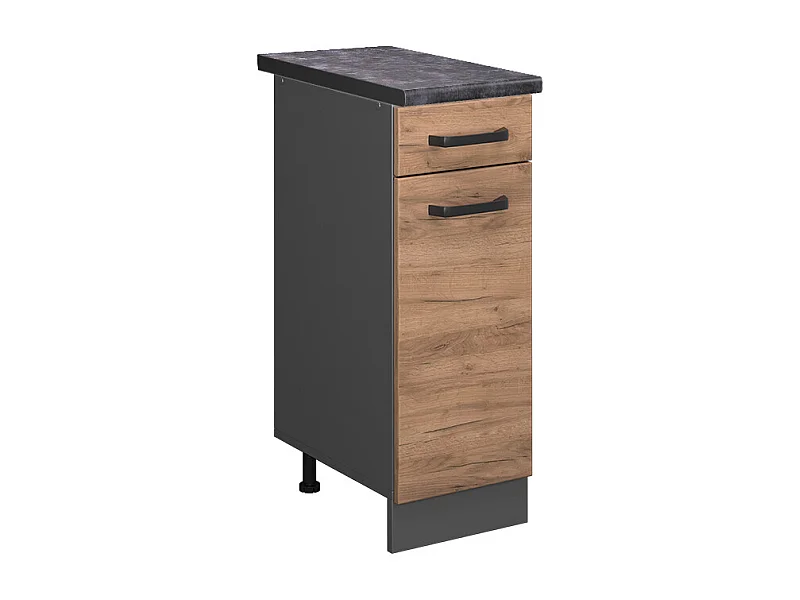 Mueble bajo de cocina roble dorado 30x60x81.6 r-line