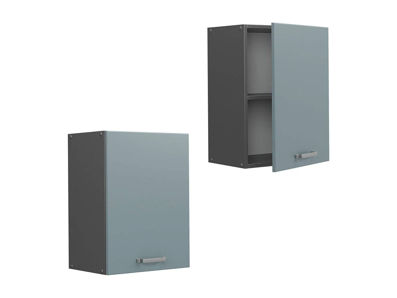 Armario colgante gris azulado 45x31x60 r-line