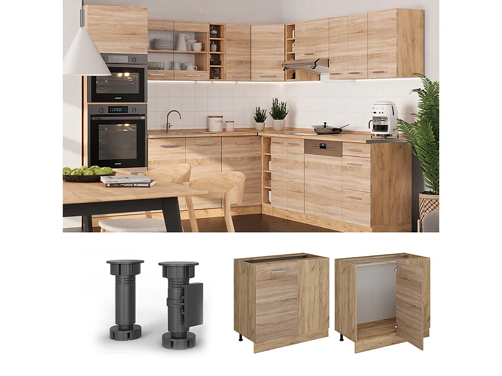 Meuble dangle sonoma 86x46x81.6 r-line