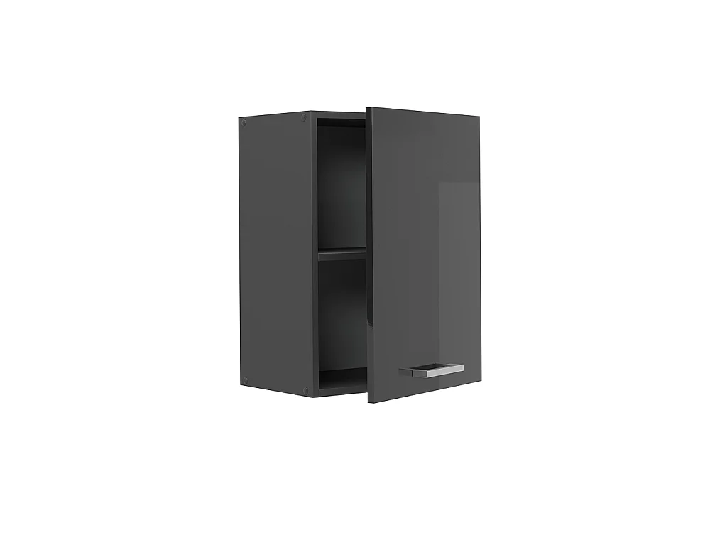 Wall cabinet anthracite high gloss 45x31x60 r-line