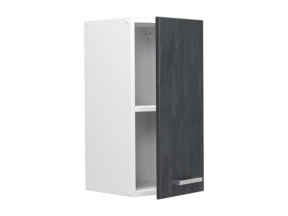 Hangkast zwart beton 30x31x60 r-line