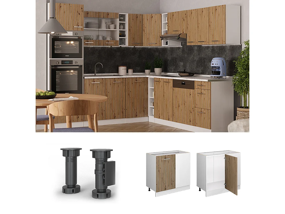 Meuble dangle chêne artisan 86x60x81.6 r-line