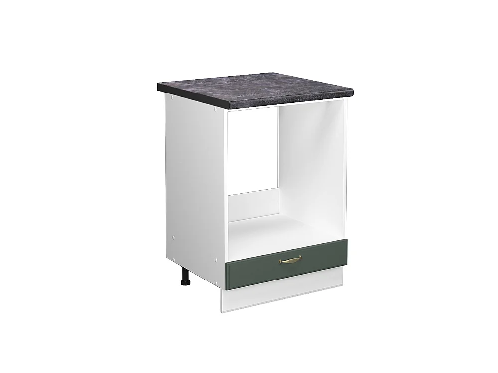Meuble pour four vert or campagne 60x60x82 fame-line