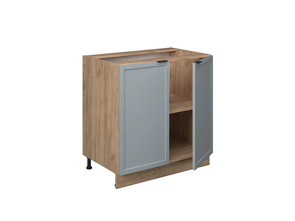 Keukenonderkast licht blauw-grijs 80x51.6x82 fame-line