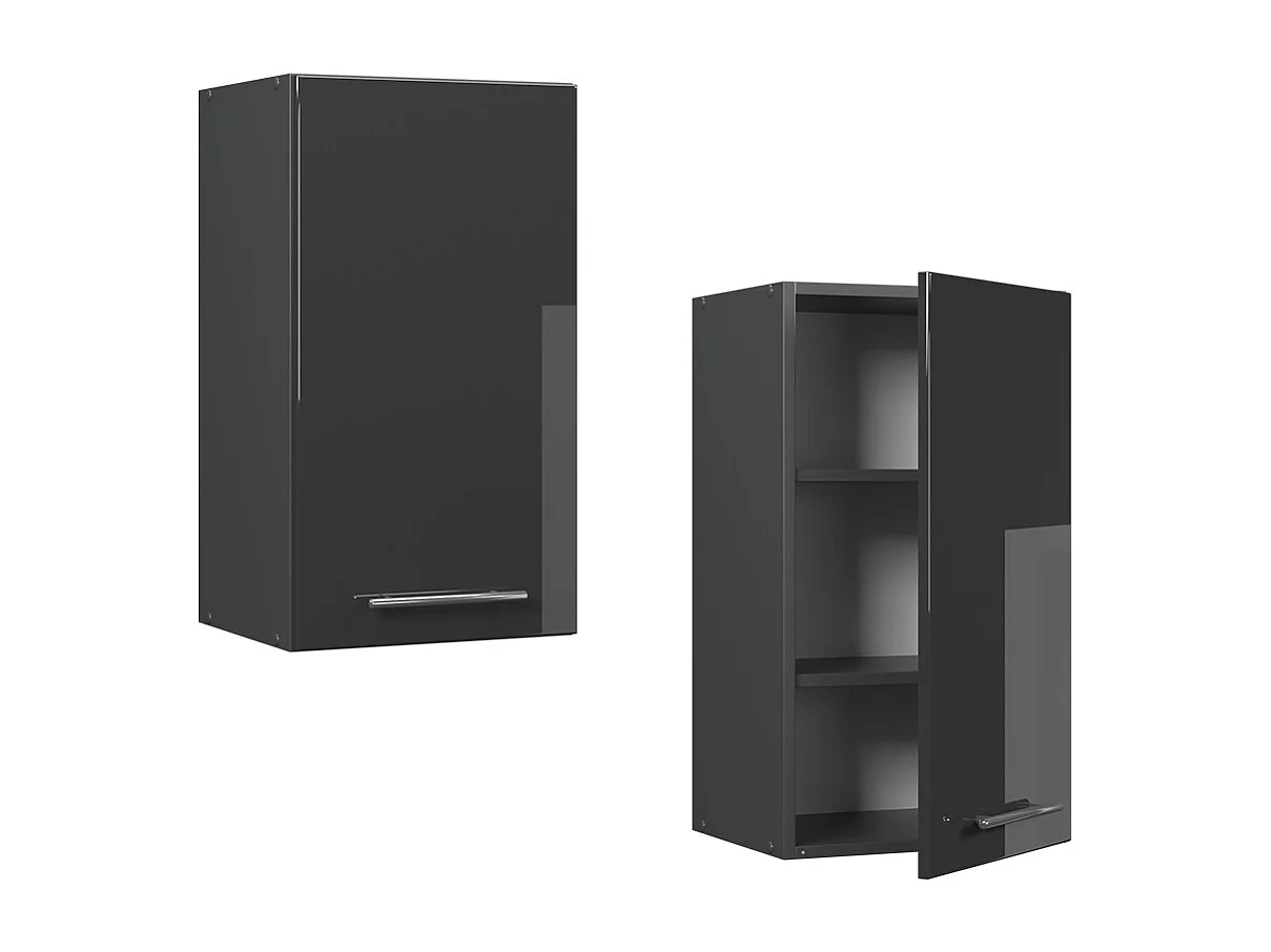 Armario colgante antracita alto brillo 40x34.1x72 fame-line
