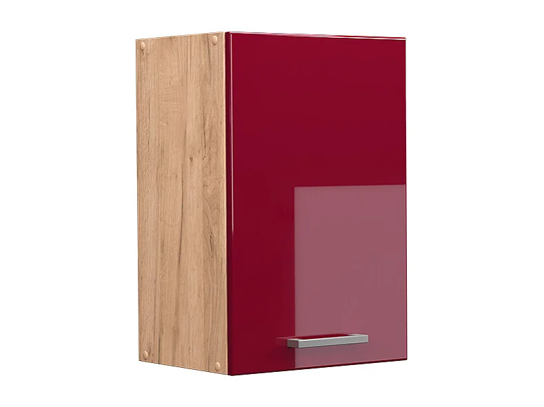 Elément haut de cuisine rouge brillant 40x31x60 r-line
