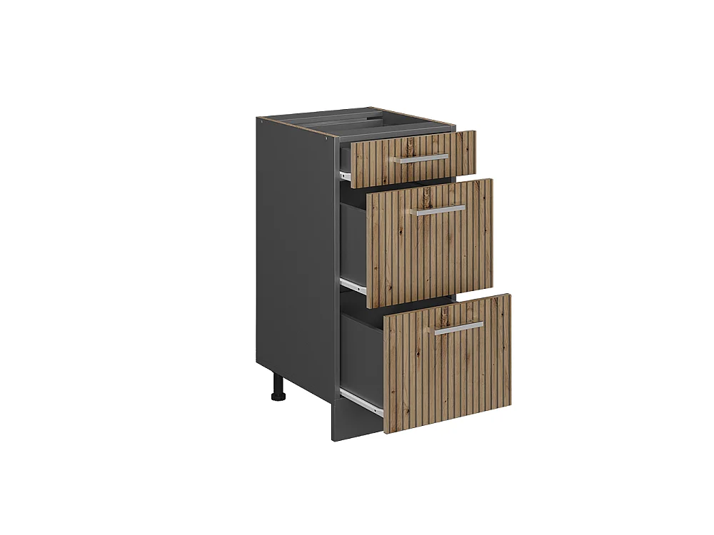 Meuble cuisine chêne artisan 40x46x81.6 r-line