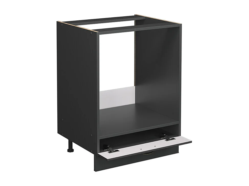 Armario para horno empotrado antracita-oro landhaus 60x60x82 fame-line