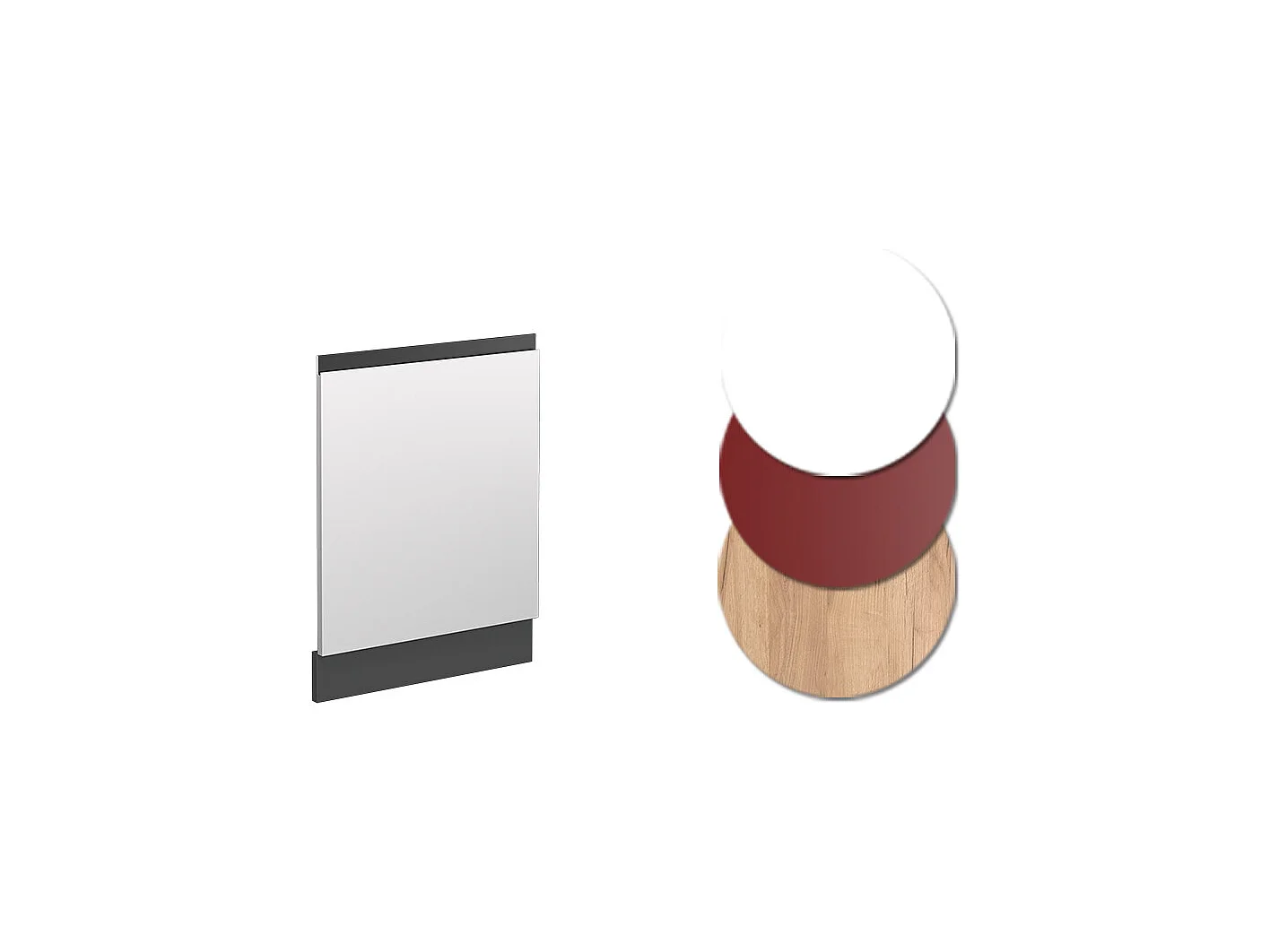 Panel frontal blanco 45x1.6x57.2 r-line