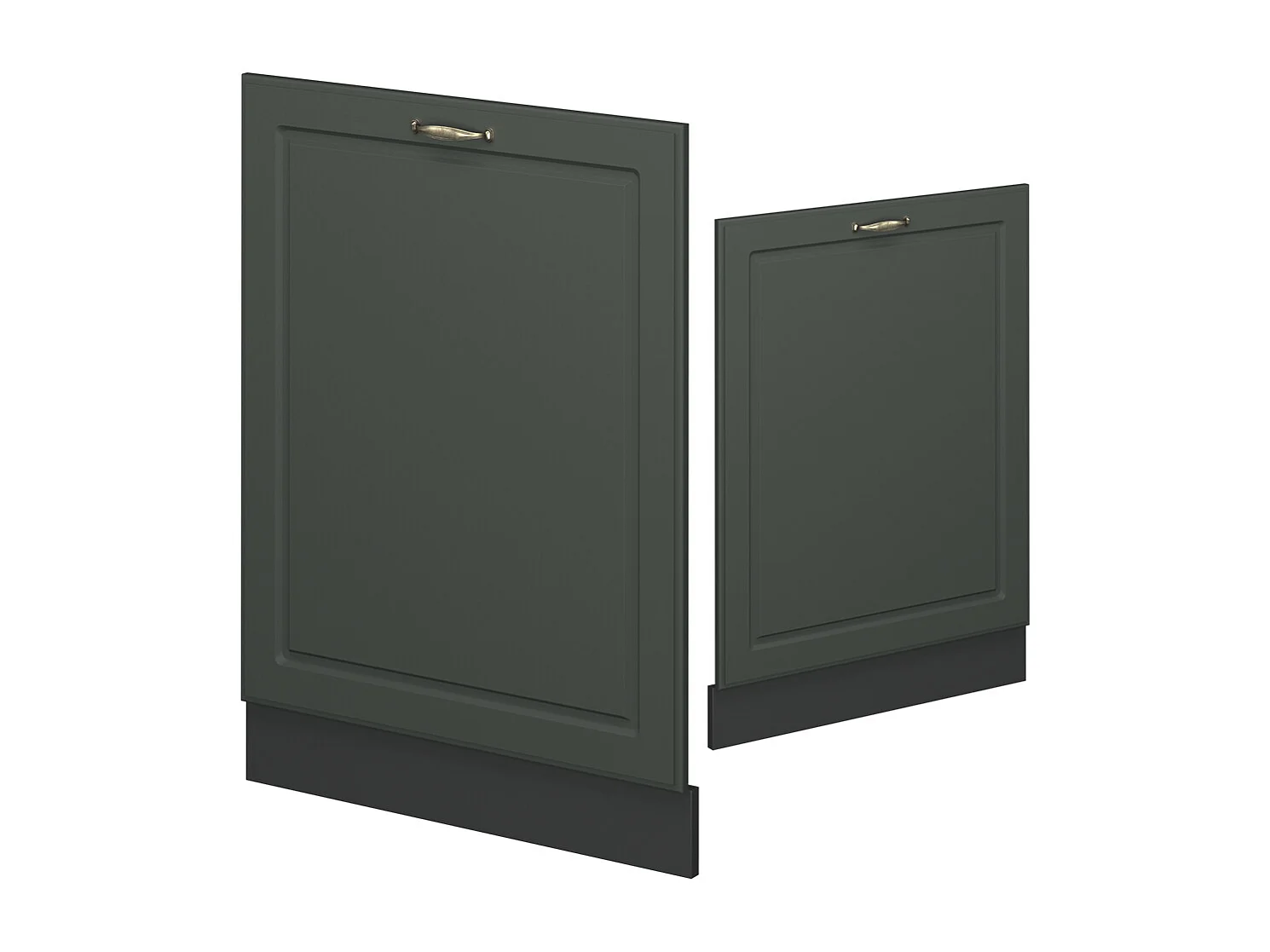 Façade de lave-vaisselle vert or campagne 60x1.6x81.8 fame-line