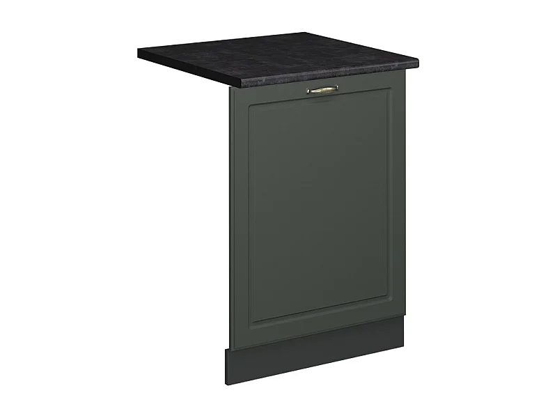 Façade de lave-vaisselle vert or campagne 60x1.6x81.8 fame-line