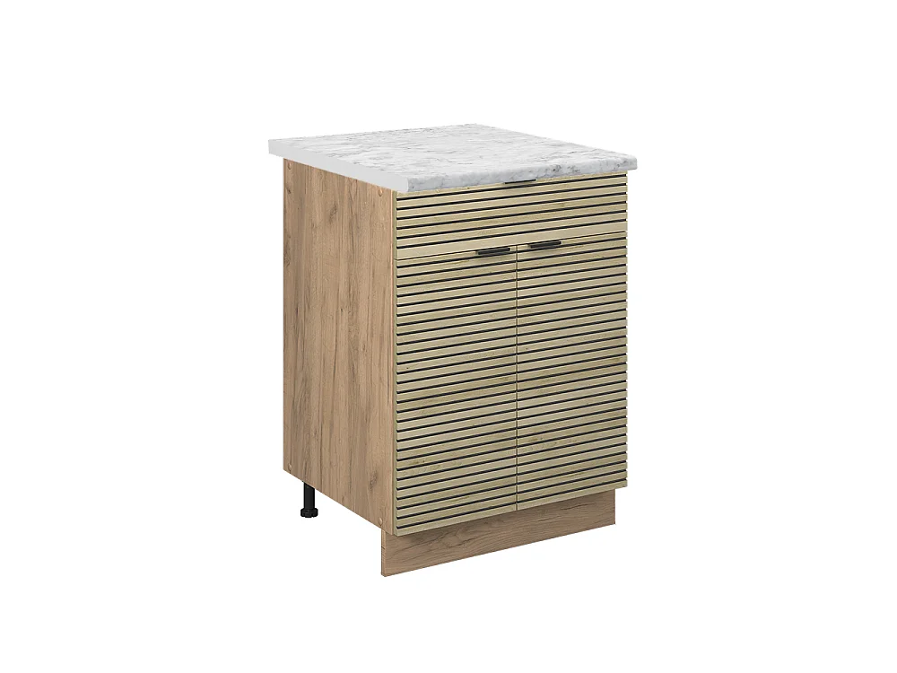 Meuble cuisine panneau en chêne 60x60x82 fame-line