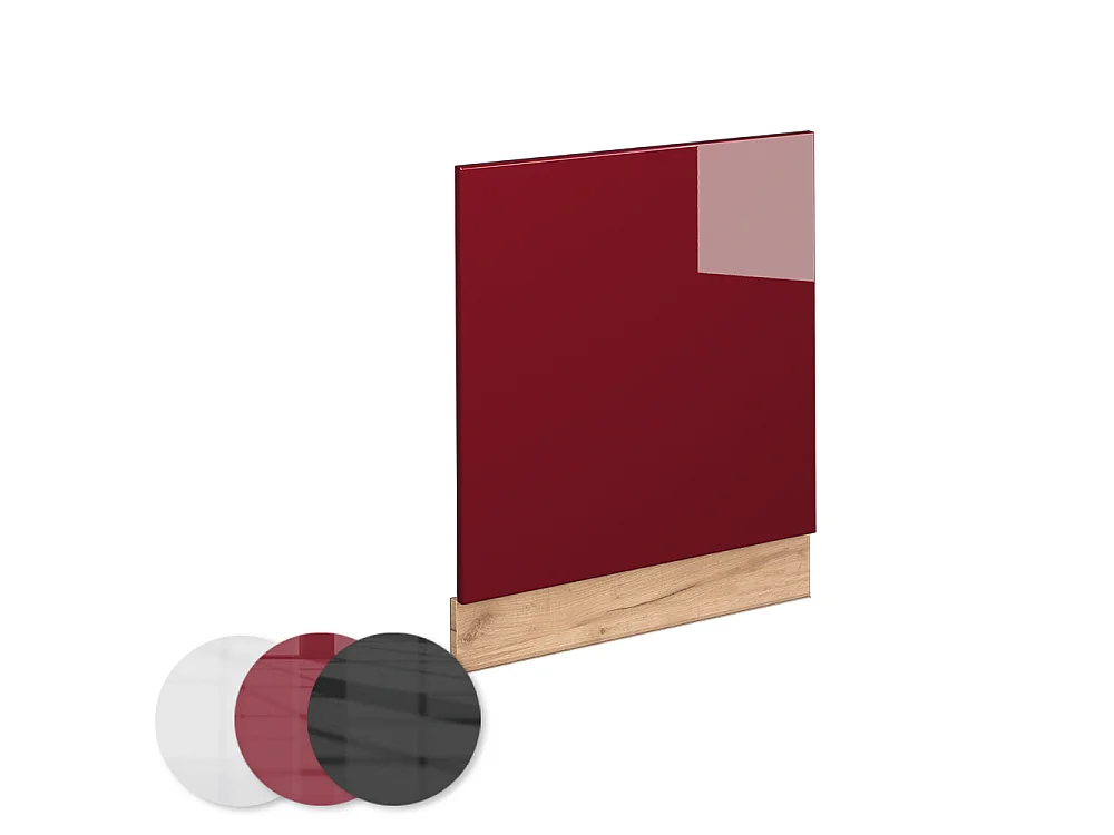 Pannello frontale Bordeaux lucido 60x1.6x67.4 fame-line