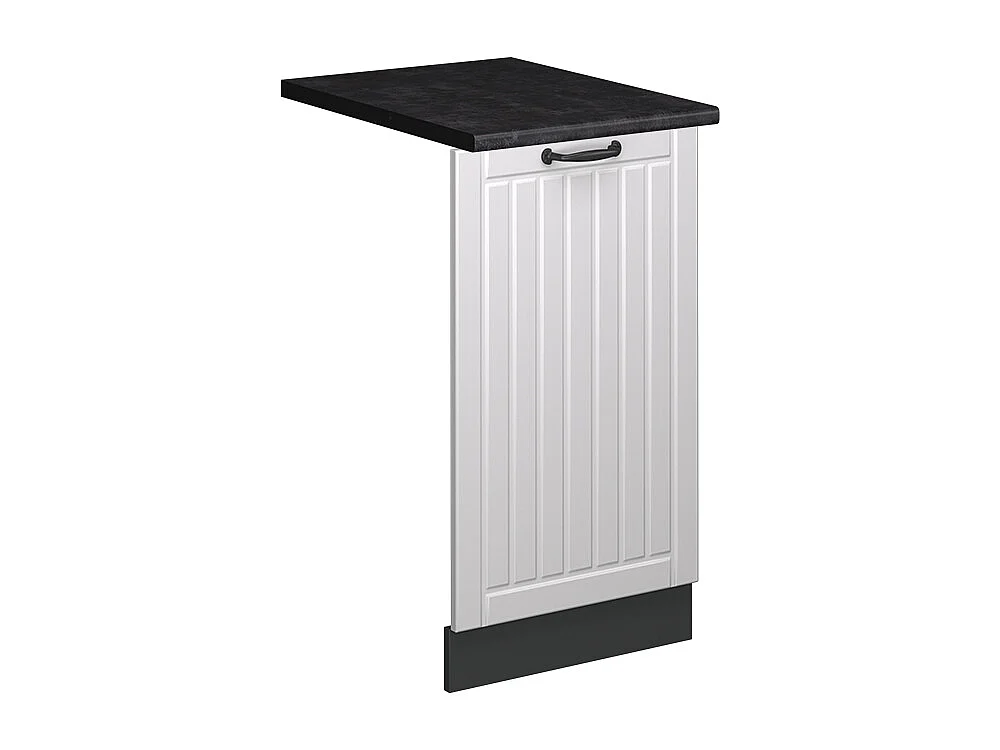 Façade de lave-vaisselle blanc campagne 45x1.6x81.8 fame-line