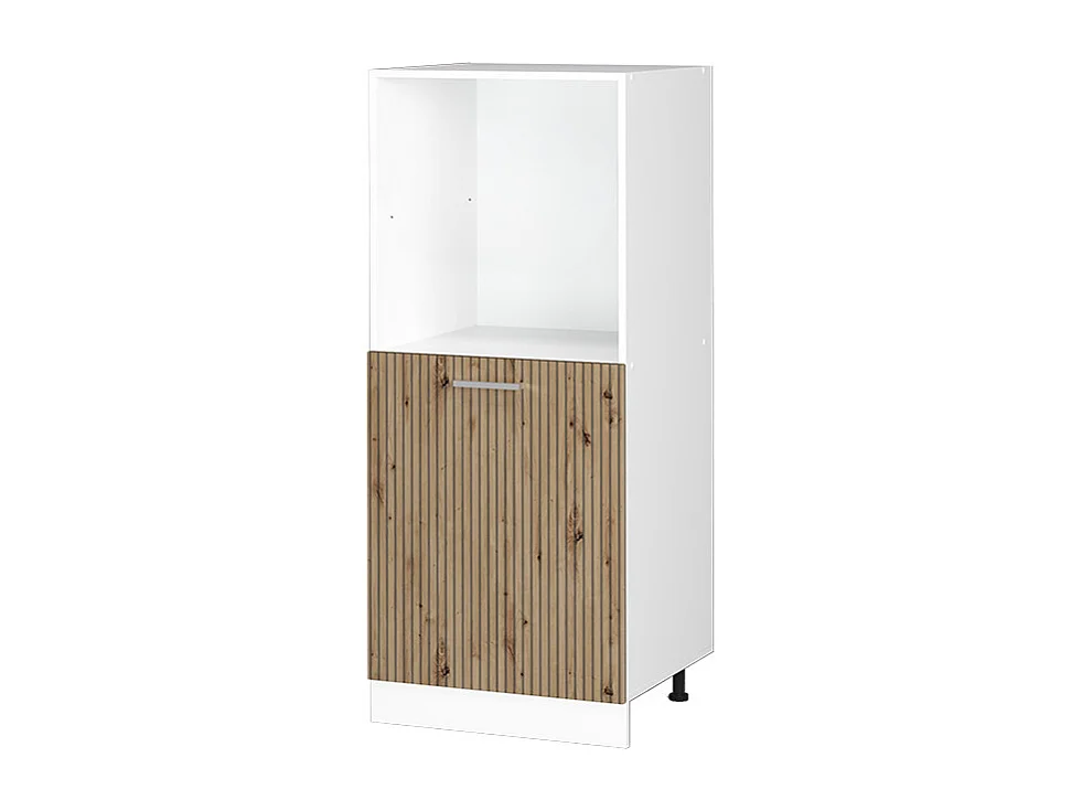 Armario para horno empotrado roble artesanal 60x57x143 r-line