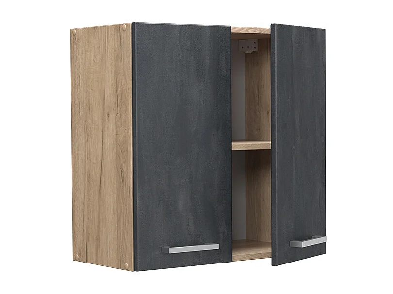 Armario colgante hormigón negro 60x31x60 r-line