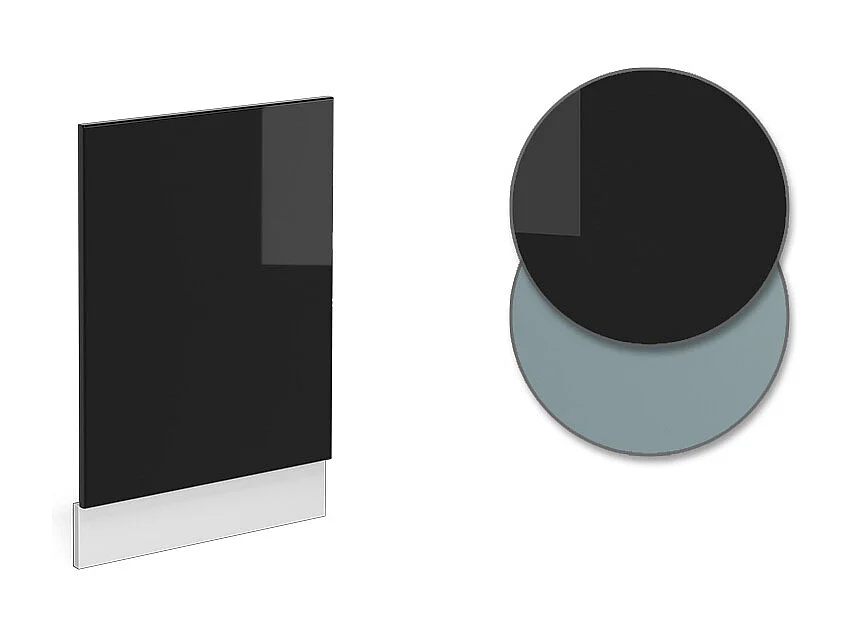 Frontblende schwarz hochglanz 45x1.6x57.2 r-line