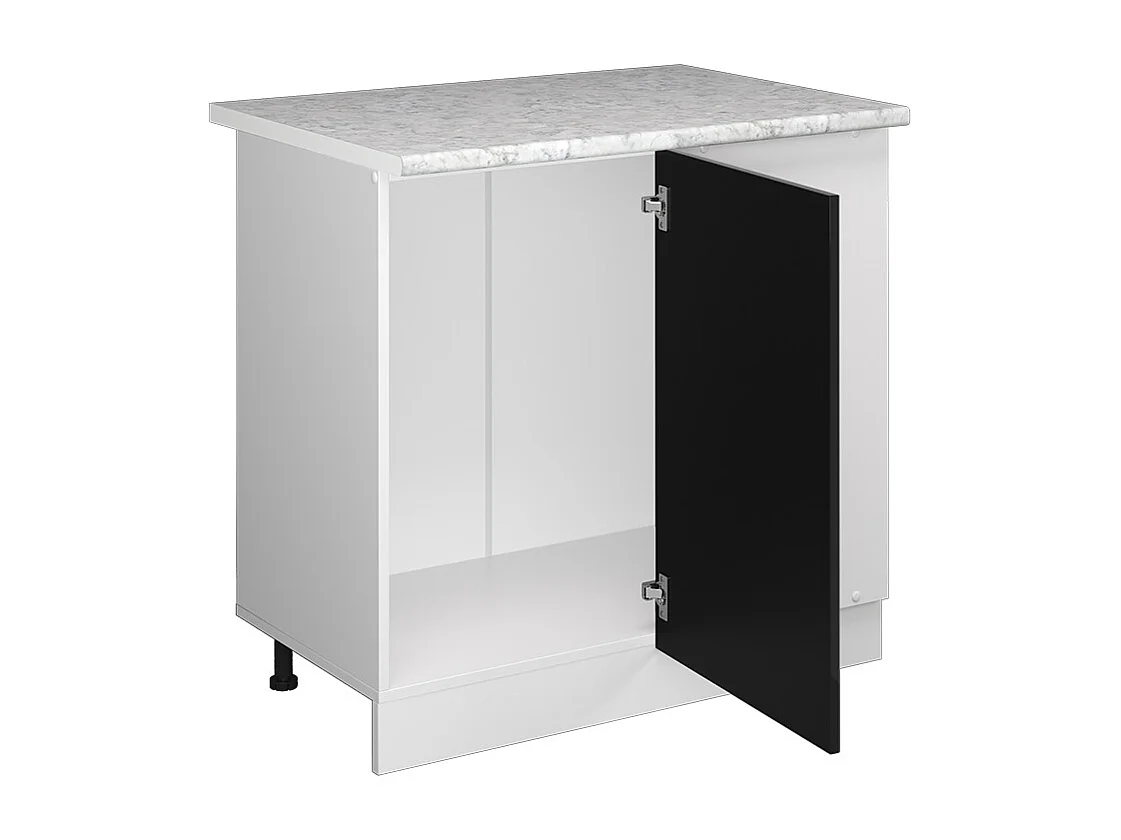 Meuble dangle noir haute brillance 86x60x81.6 r-line