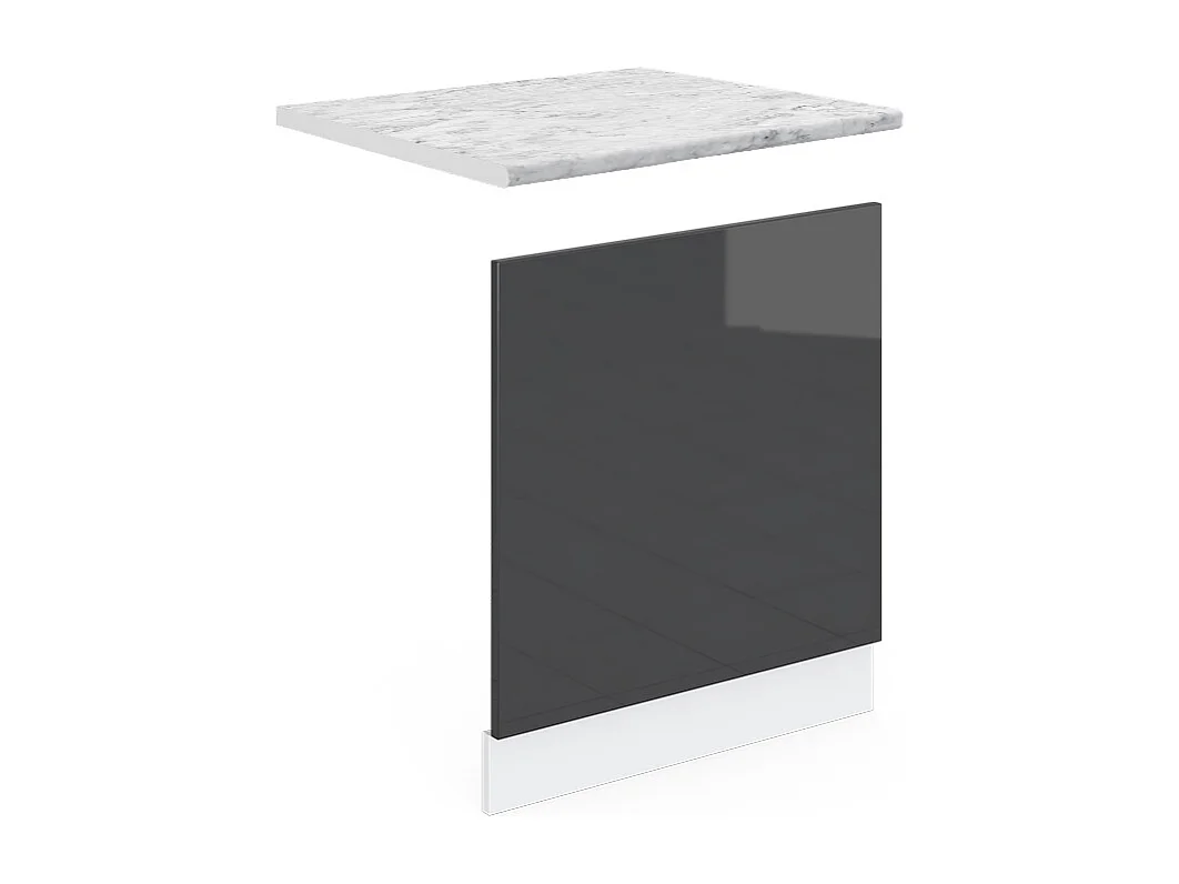 Pannello frontale antracite lucido 60x1.6x57.2 r-line