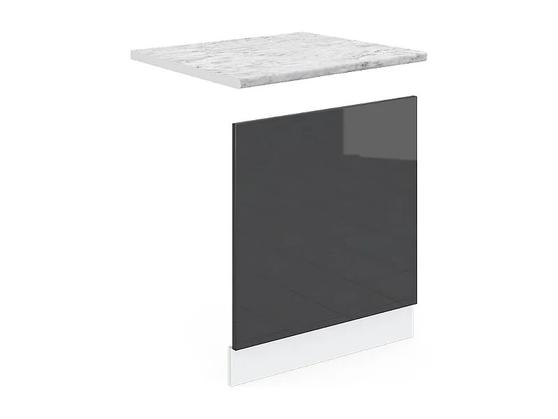 Pannello frontale antracite lucido 60x1.6x57.2 r-line