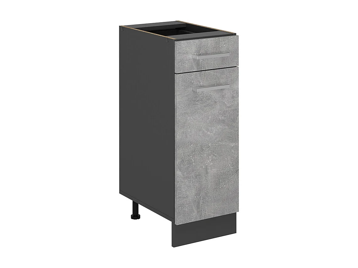 Küchenunterschrank beton 30x46x81.6 r-line