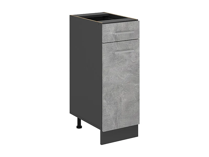 Küchenunterschrank beton 30x46x81.6 r-line