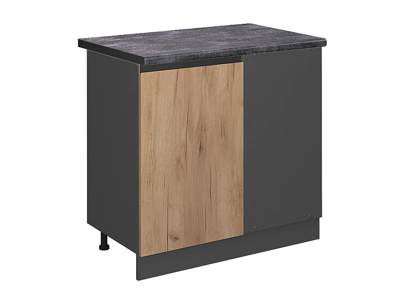 Meuble dangle chêne de force doré 86x60x81.6 r-line