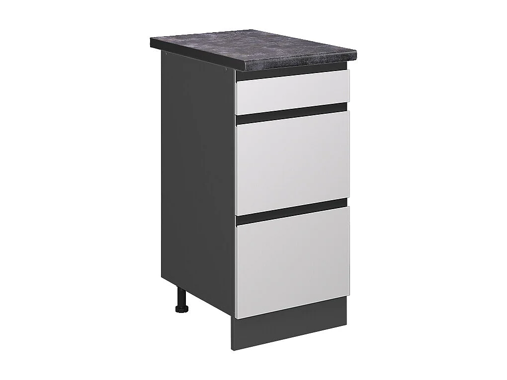 Mueble bajo de cocina blanco 40x60x81.6 r-line