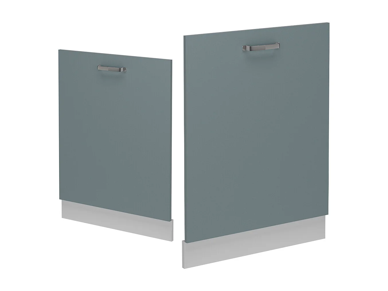 Façade de lave-vaisselle bleu-gris 60x1.6x81.8 r-line