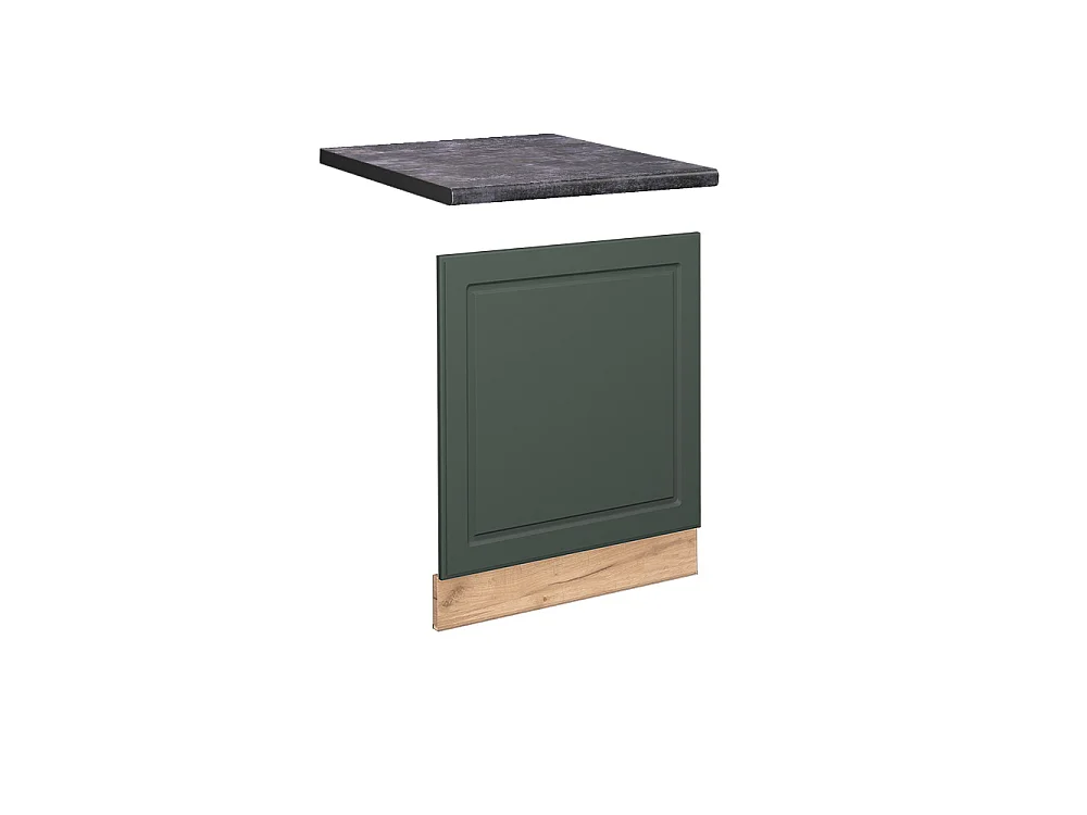 Front panel green-gold country house 60x1.6x67.4 fame-line