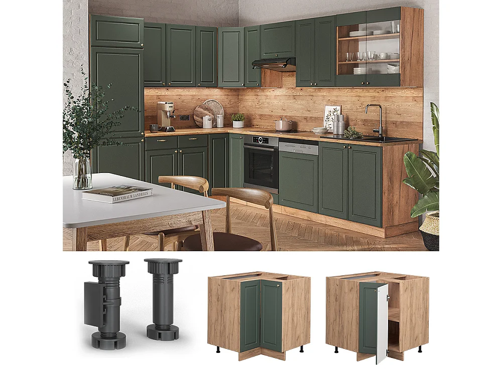 Meuble dangle vert or campagne 80.5x51.6x82 fame-line