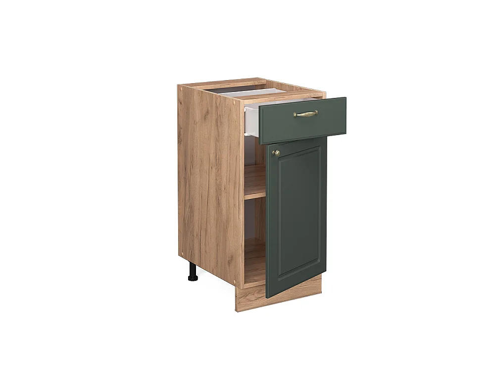 Meuble cuisine vert or campagne 40x51.6x82 fame-line