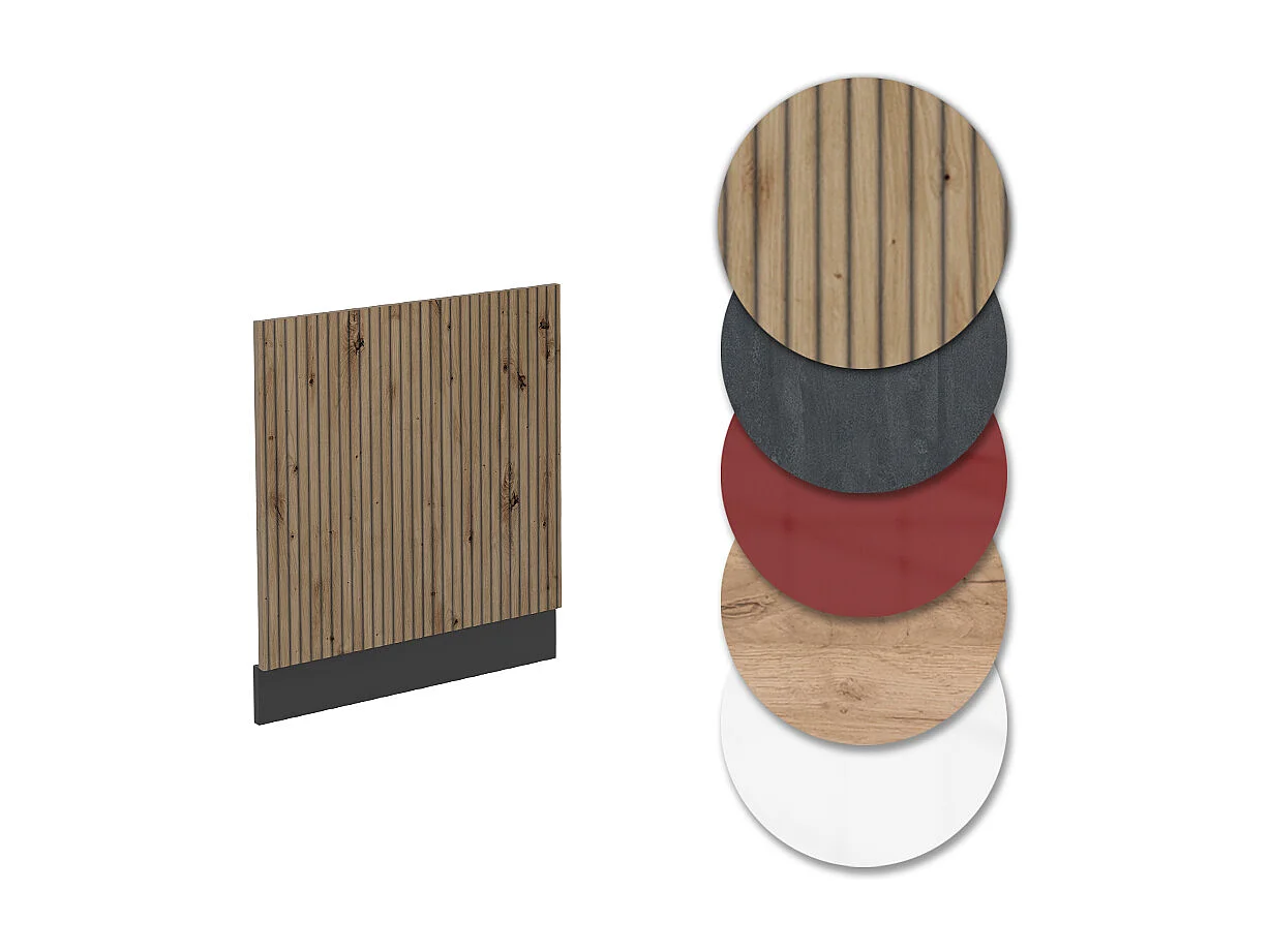 Panel frontal roble artesanal 60x1.6x57.2 r-line