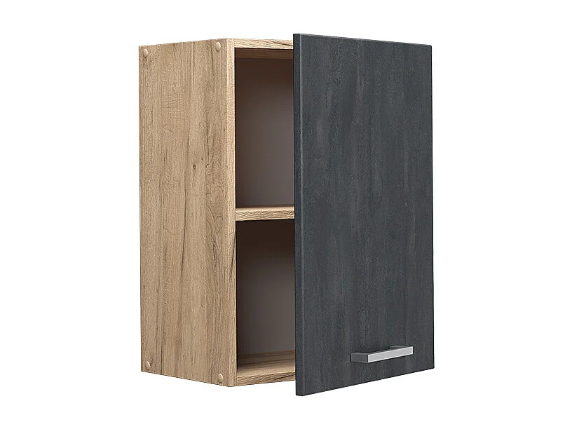 Armario colgante hormigón negro 45x31x60 r-line