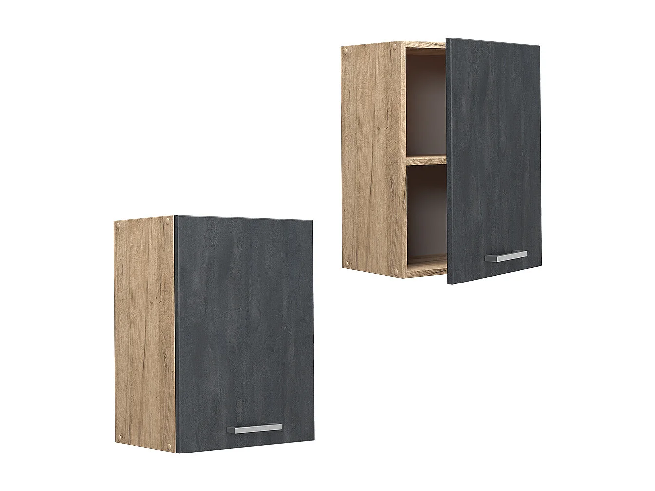 Armario colgante hormigón negro 45x31x60 r-line