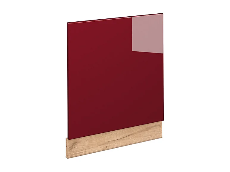 Frontpaneel bordeauxrode hoogglans 60x1.6x67.4 fame-line