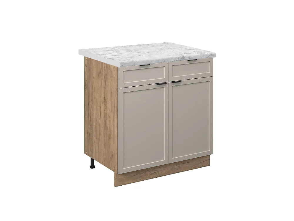 Meuble cuisine grisbeige 80x60x82 fame-line