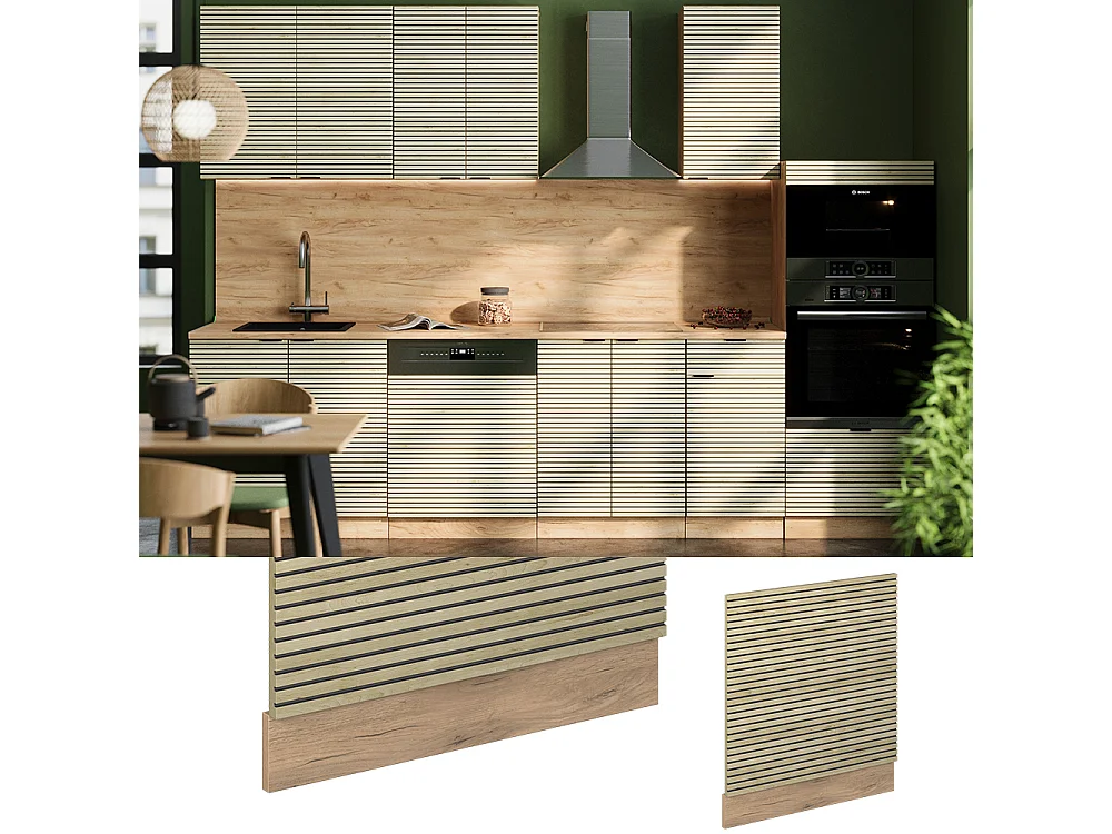 Façade panneau en chêne 45x1.6x67.4 fame-line