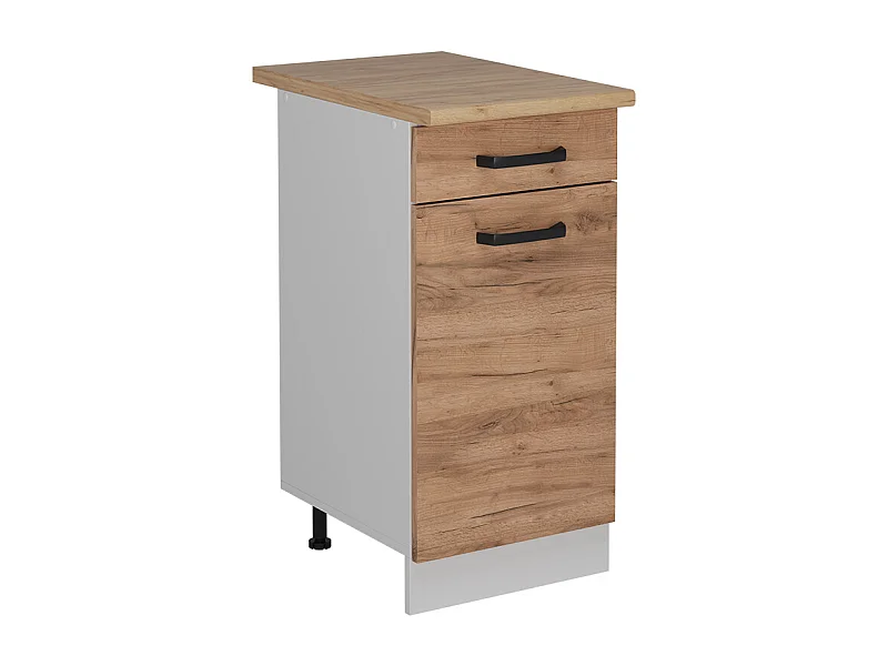 Mueble bajo de cocina roble dorado 40x60x81.6 r-line