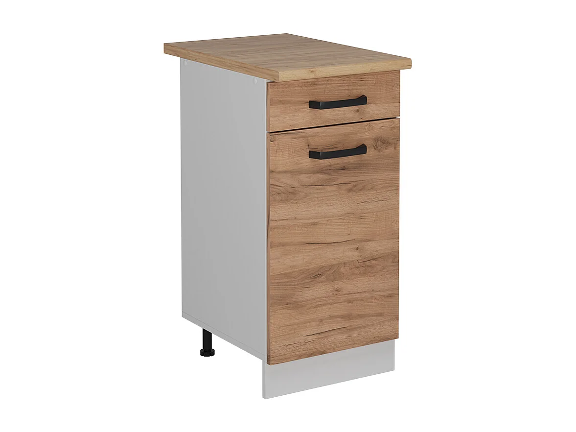 Mobiletto base per cucina quercia dorata 40x60x81.6 r-line