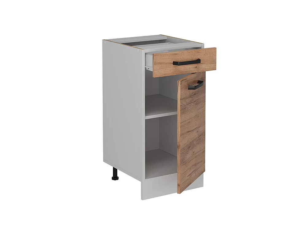 Mobiletto base per cucina Rovere dorato 40x60x81.6 r-line
