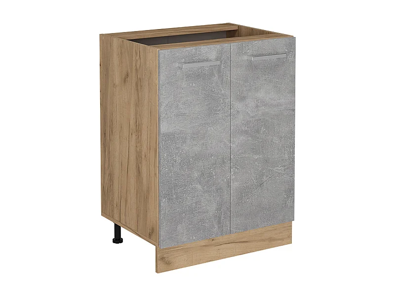 Küchenunterschrank beton 60x46x81.6 r-line