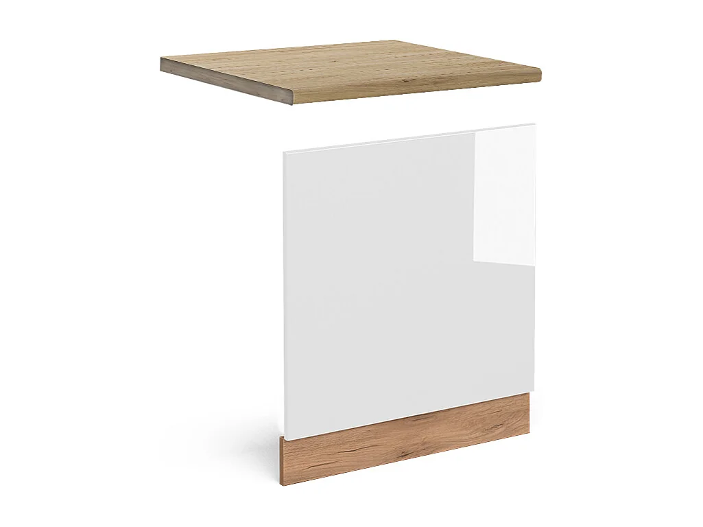 Panel frontal blanco alto brillo 60x1.6x57.2 r-line