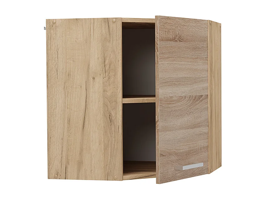 Armario colgante de esquina sonoma 57x34.1x60 r-line